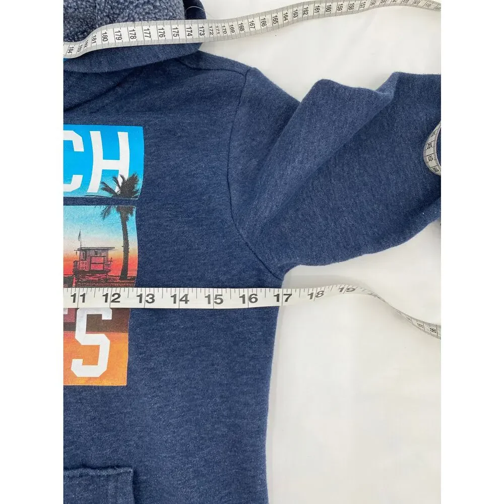 Old Navy Beach Vibes Graphic Pullover Sweatshirt Hoodie Girls Large 10-12